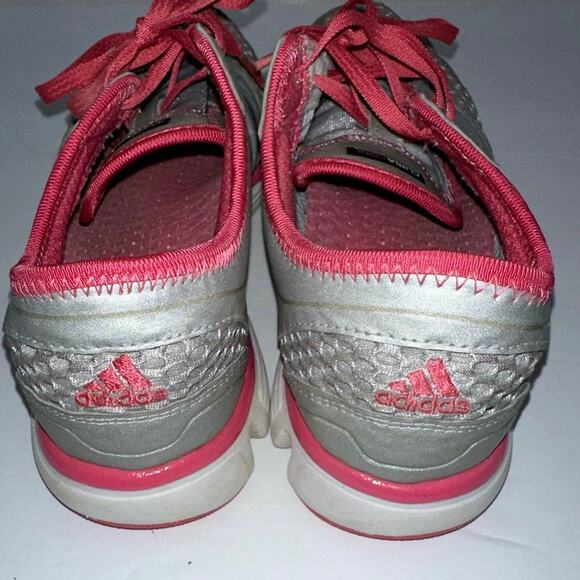 Adidas Climacool Oscillation Women's‎ 8.5 Silver/Pink Mesh Running Sneakers - Picture 3 of 7